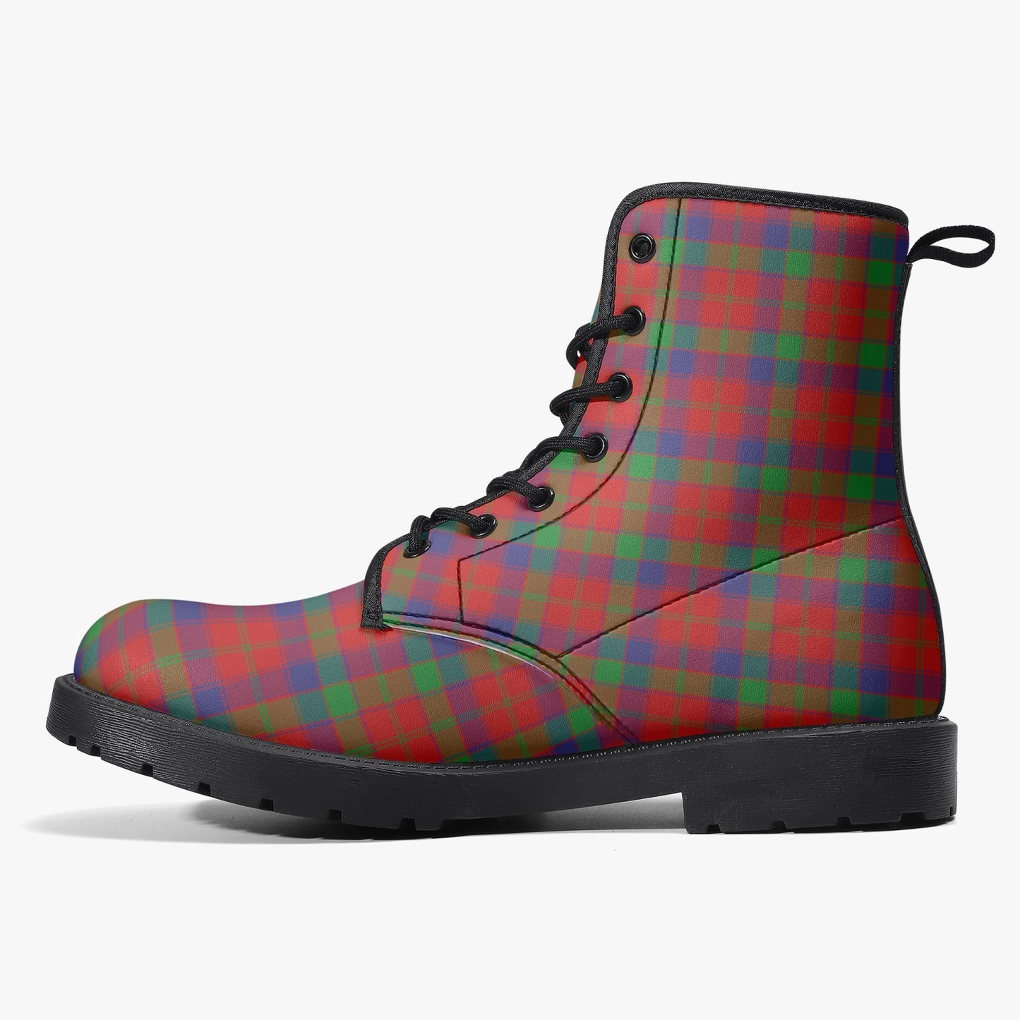 Clan Donnachaidh (Robertson) Crest & Tartan Leather Boots