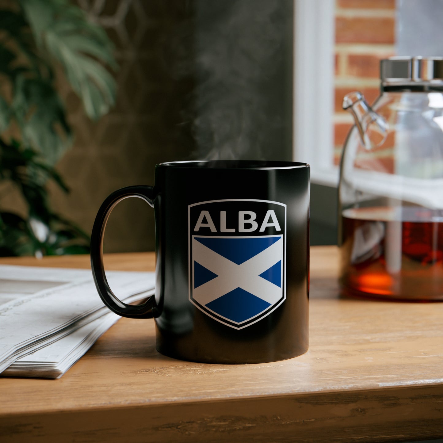 Celtic Nations - Alba 11oz Black Mug