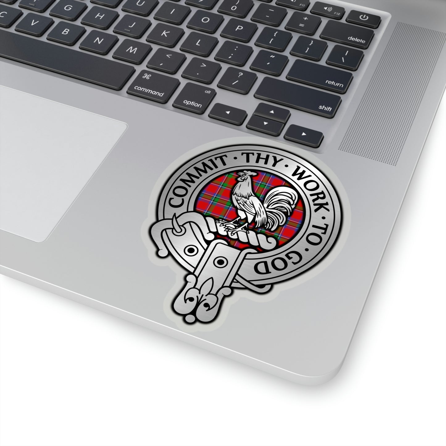 Clan Sinclair Crest & Tartan Kiss-Cut Stickers