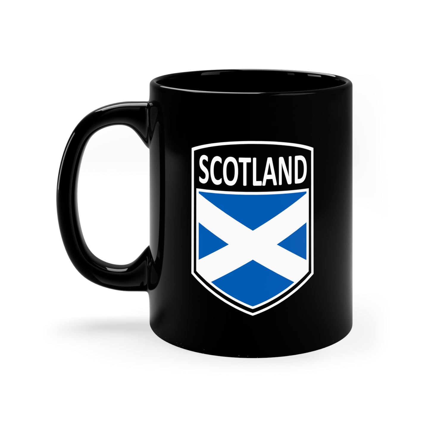 Celtic Nations - Scotland 11oz Black Mug