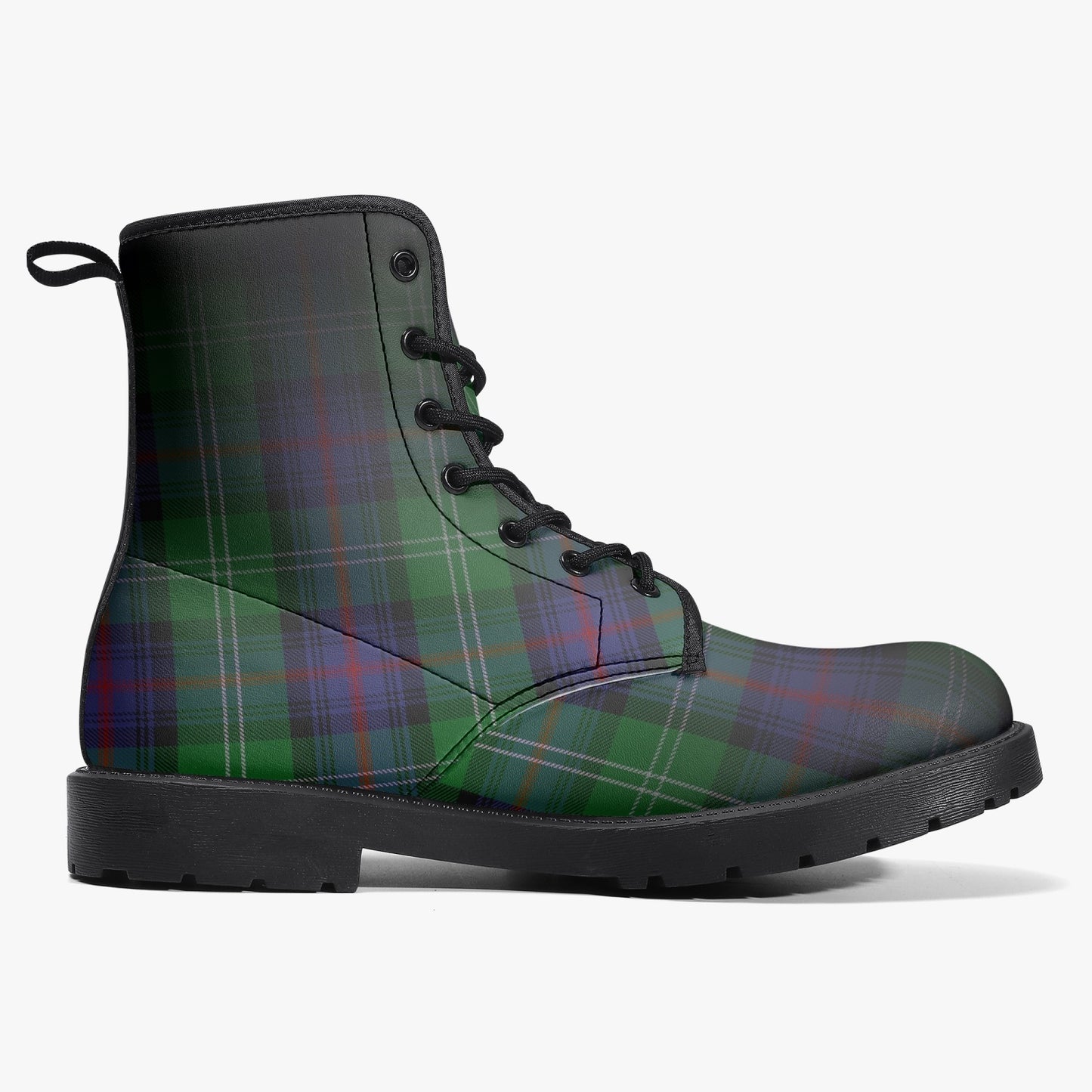 Clan Sutherland Tartan Fade Leather Boots