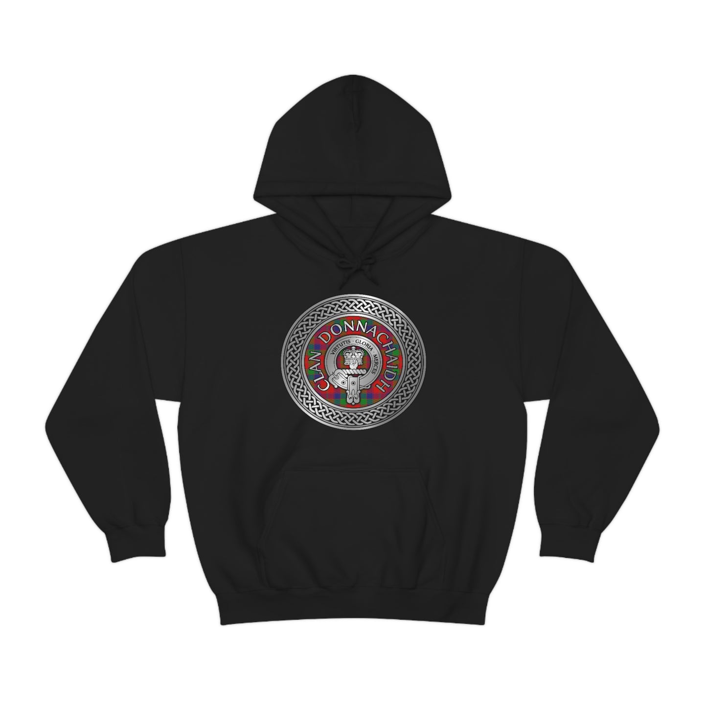 Clan Donnachaidh (Robertson) Crest & Tartan Unisex Heavy Blend™ Hooded Sweatshirt