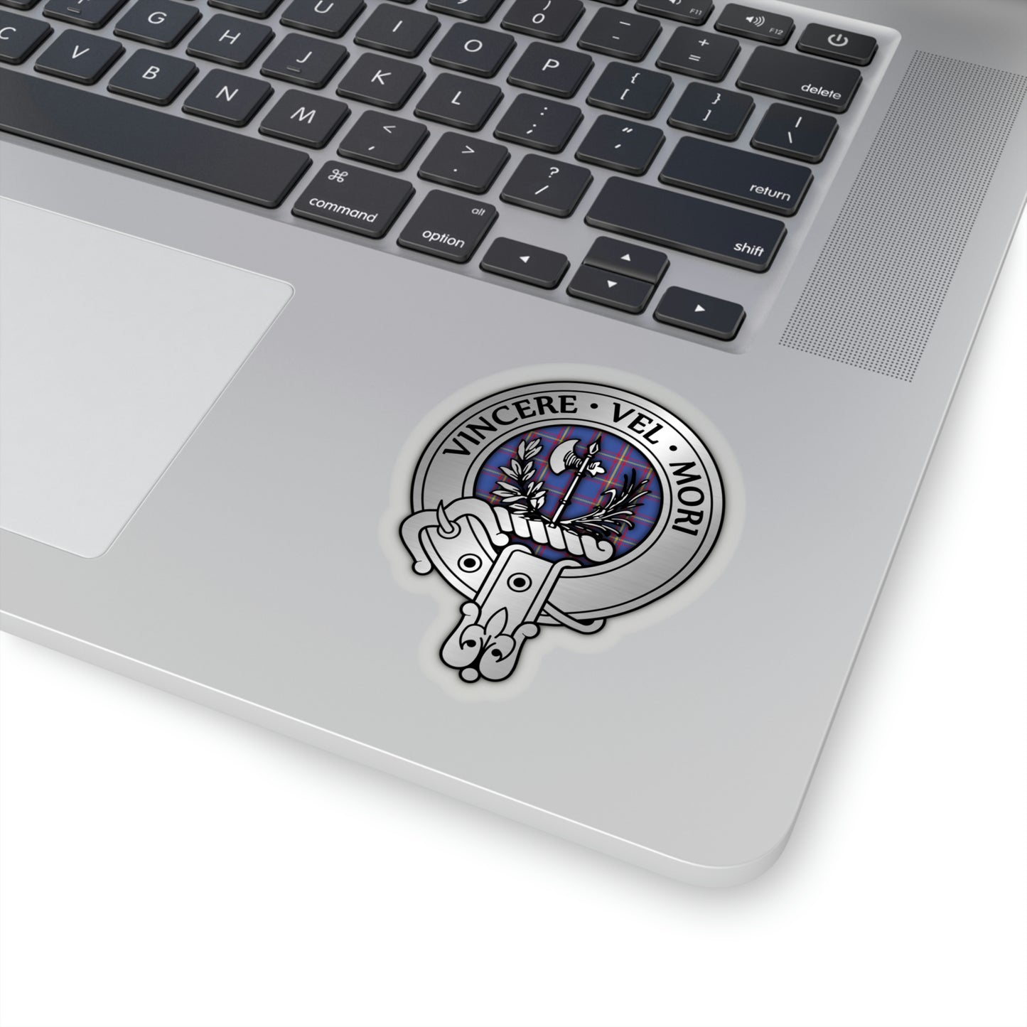 Clan MacLaine Crest & Tartan Kiss-Cut Stickers