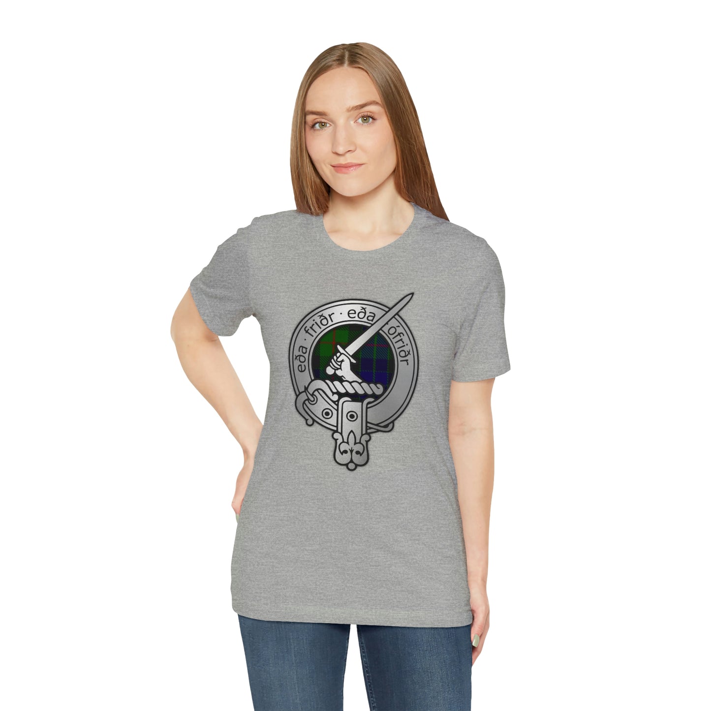 Clan Gunn Crest & Tartan | Unisex T-Shirt