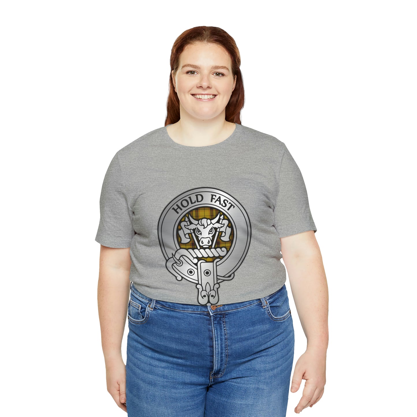 Clan MacLeod Crest & Tartan | Unisex T-Shirt