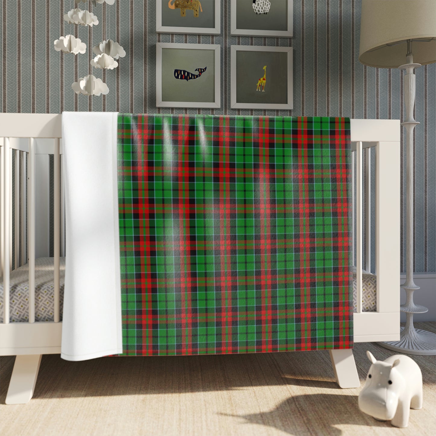 Clan Walker Tartan Throw Blanket