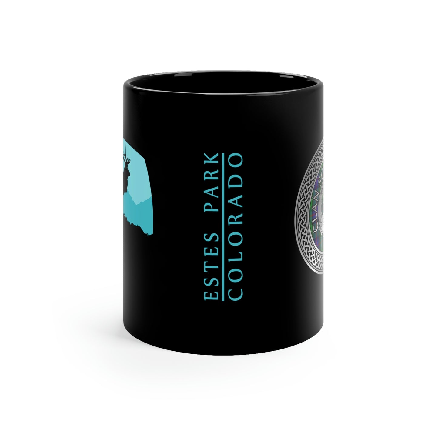 Demo - Estes Park / Clan Sutherland Crest 11oz Black Mug