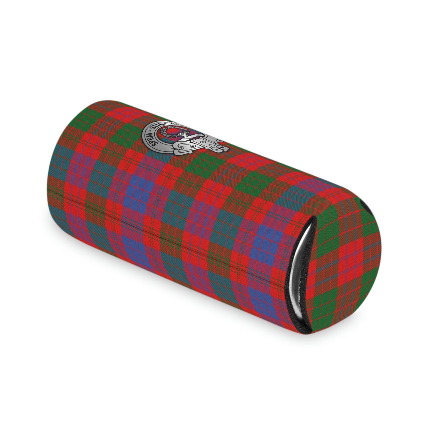 Clan Ross Crest & Tartan Can Cooler