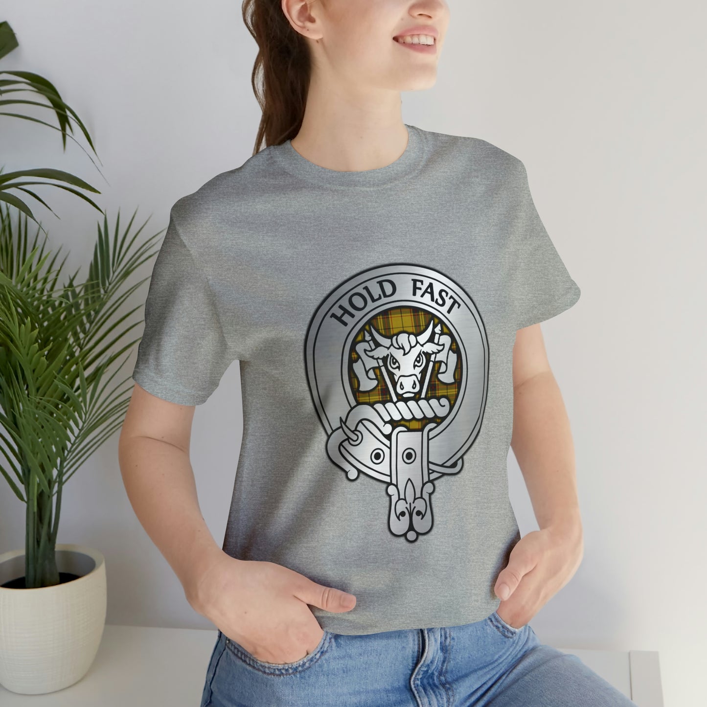 Clan MacLeod Crest & Tartan | Unisex T-Shirt