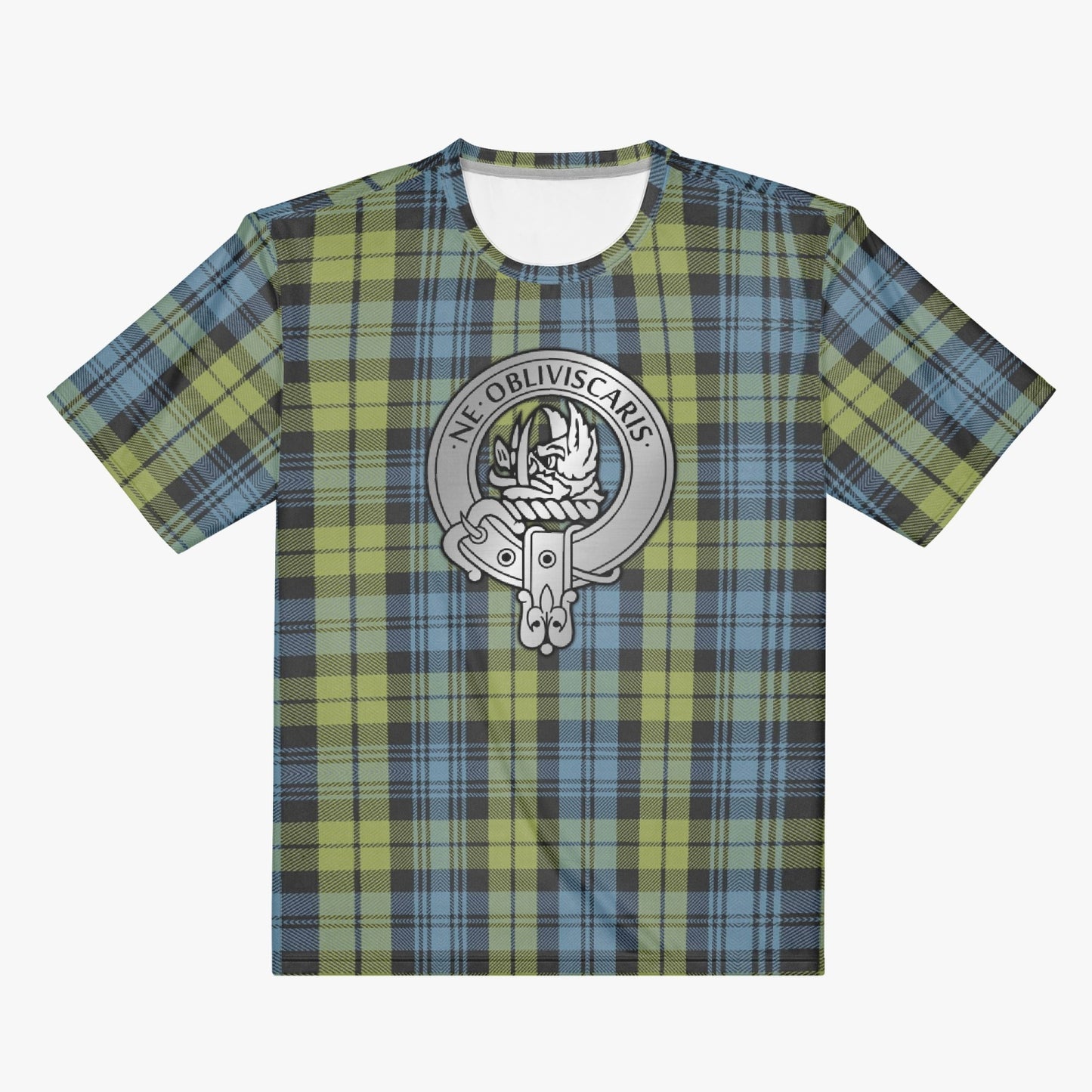 Clan Campbell Crest & Tartan AOP Men T-shirt