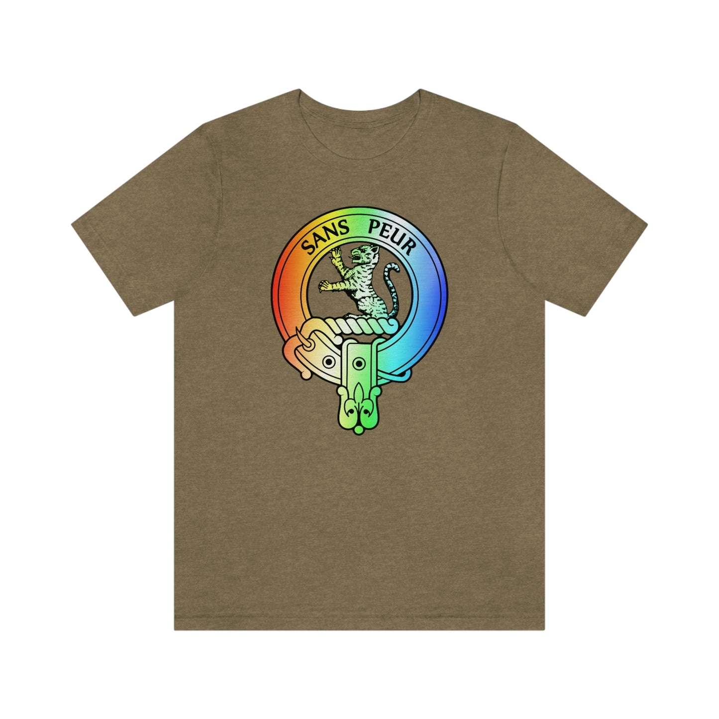 Clan Sutherland Rainbow Crest T-Shirt