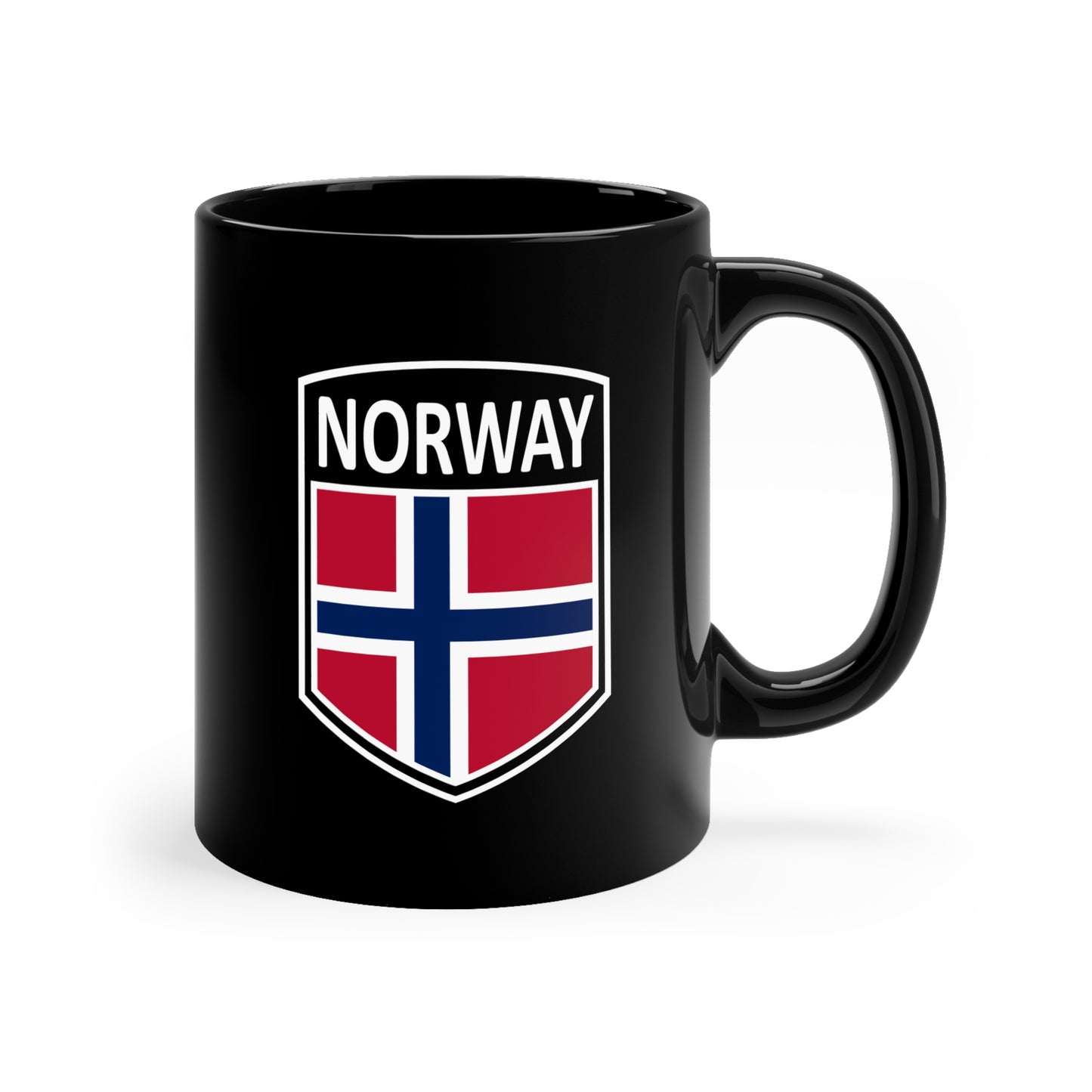 Scandi Nations - Norway 11oz Black Mug