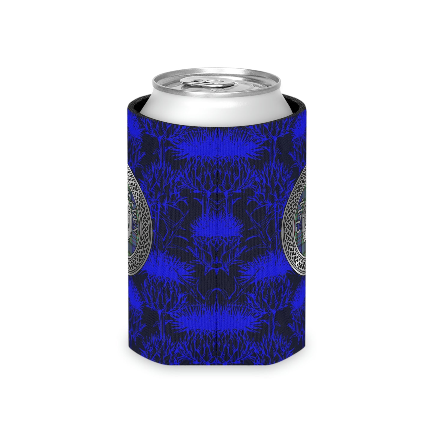 Clan MacLaren Crest & Tartan Celtic Knot Can Cooler