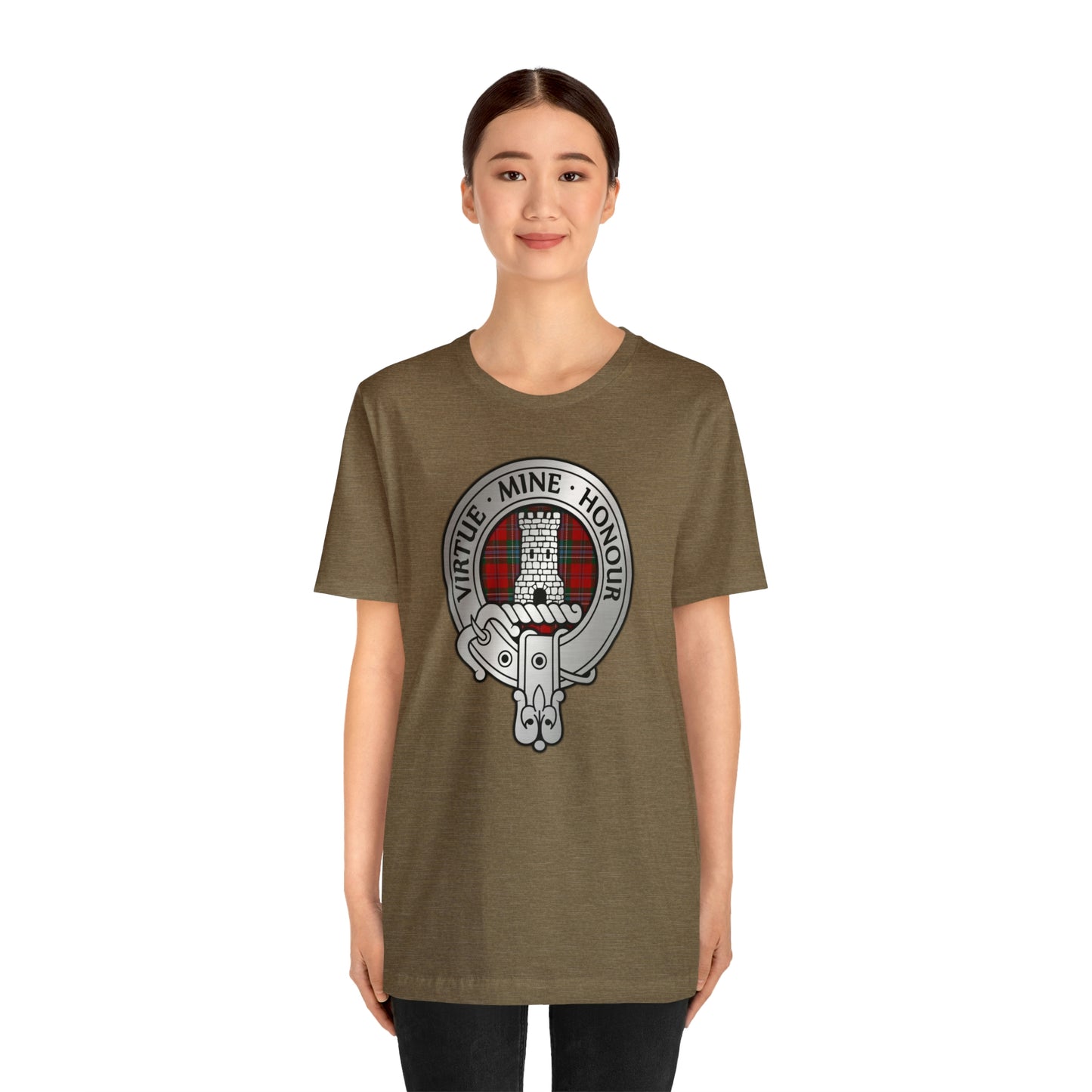 Clan MacLean Crest & Tartan | Unisex T-Shirt