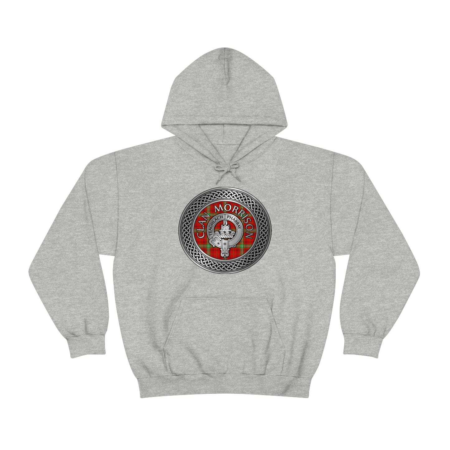 Clan Morrison Crest & Tartan Unisex Heavy Blend™ Hooded Sweatshirt