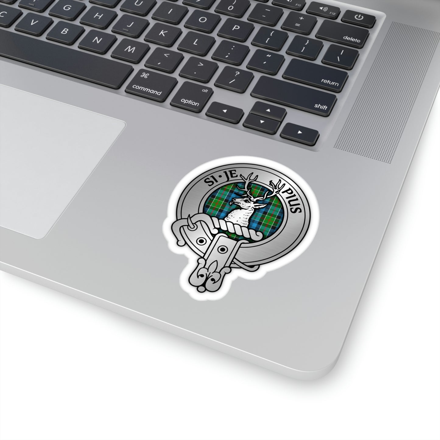 Clan Colquhoun Crest & Tartan Kiss-Cut Stickers