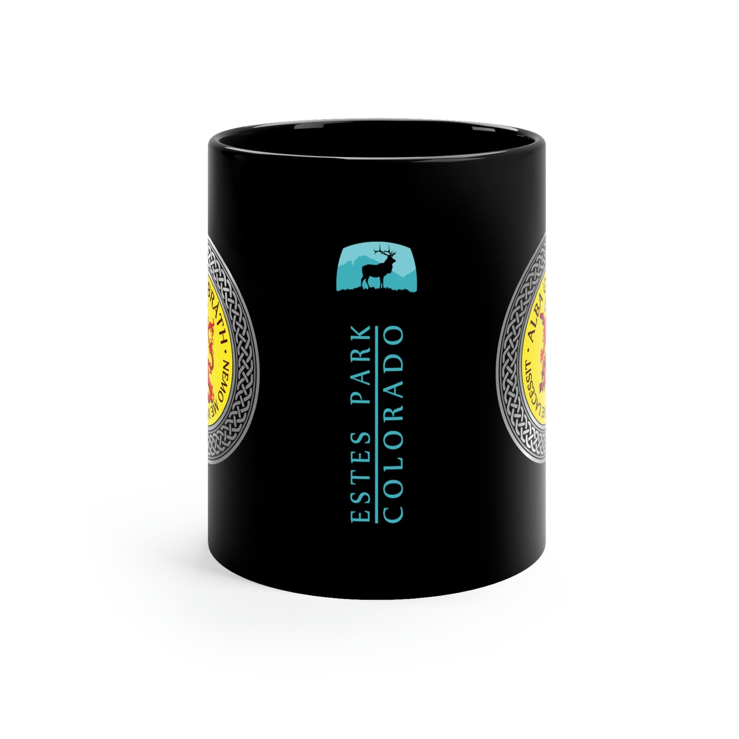 Demo - Estes Park / Alba Gu Brath Crest 11oz Black Mug