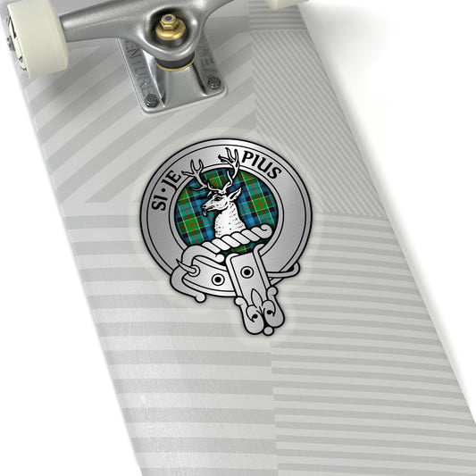 Clan Colquhoun Crest & Tartan Kiss-Cut Stickers