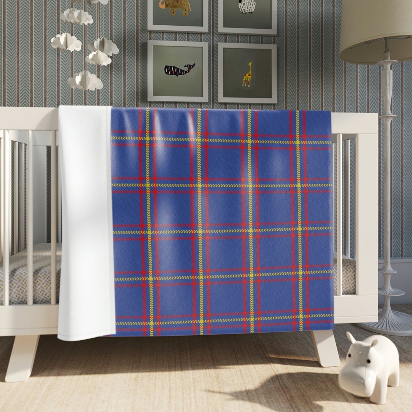 Clan MacLaine Tartan Throw Blanket