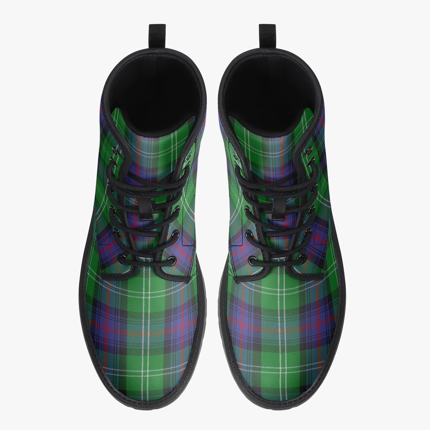 Clan Sutherland Tartan Leather Boots