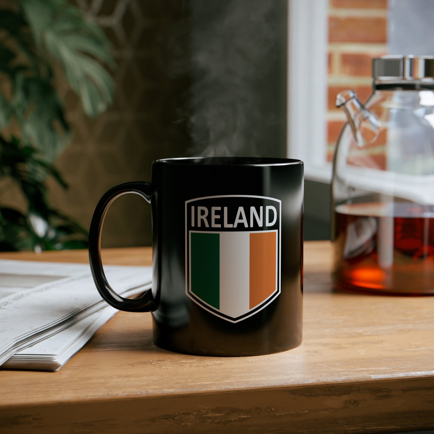 Celtic Nations - Ireland 11oz Black Mug