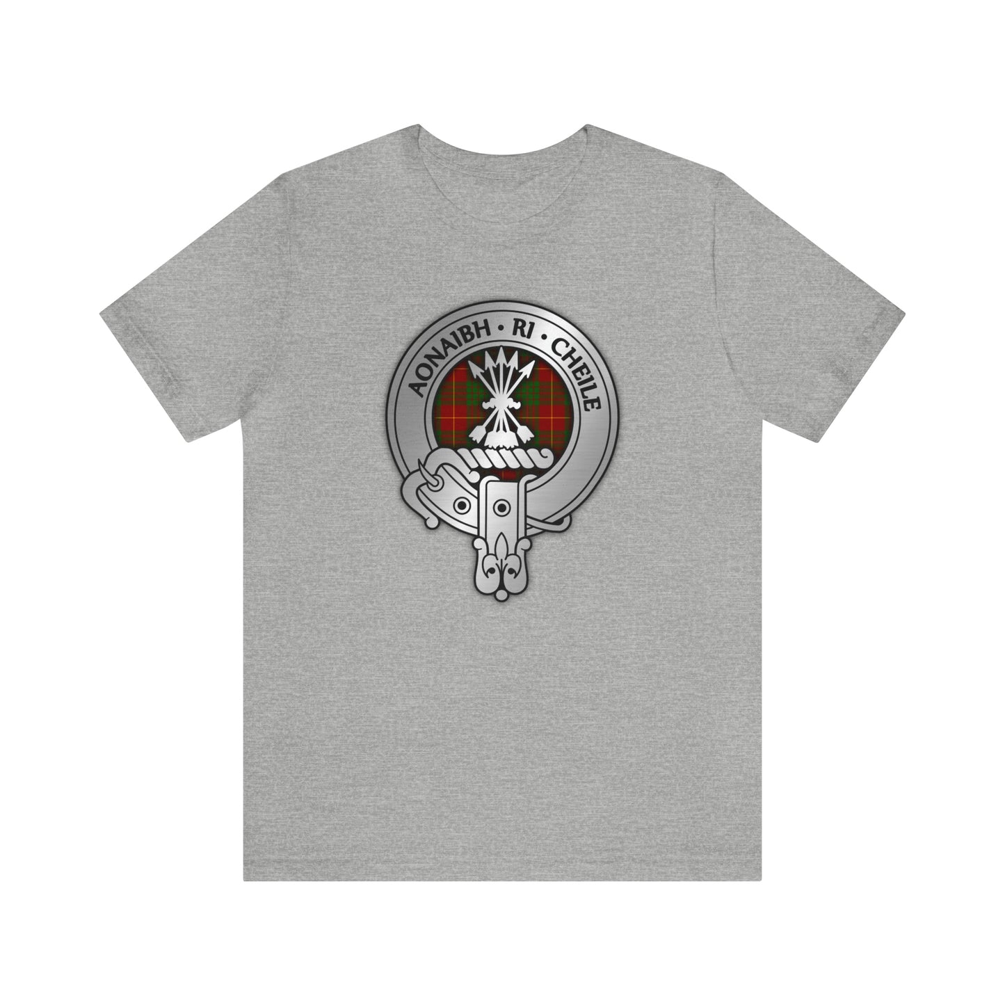 Clan Cameron Crest & Tartan | Unisex T-Shirt