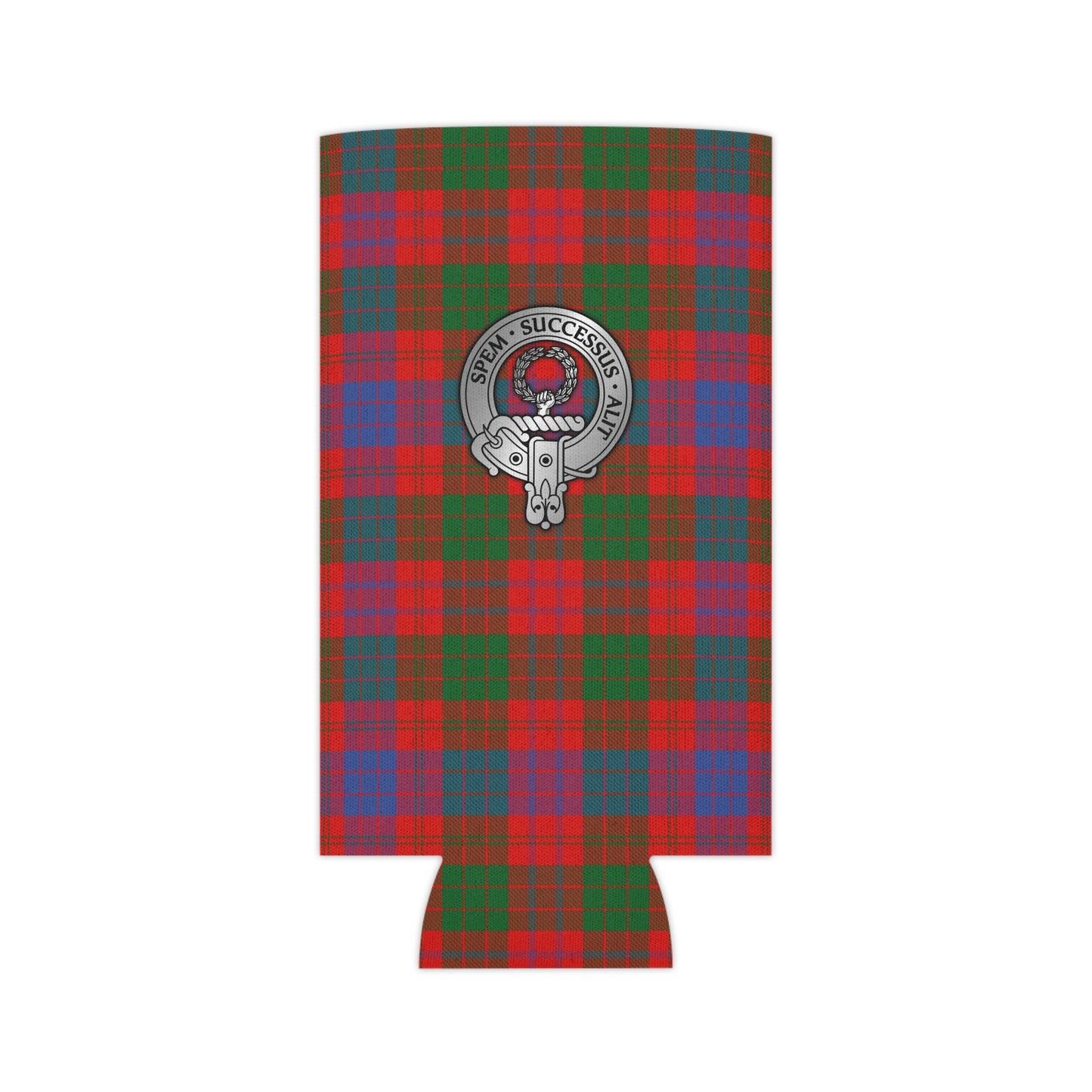 Clan Ross Crest & Tartan Can Cooler