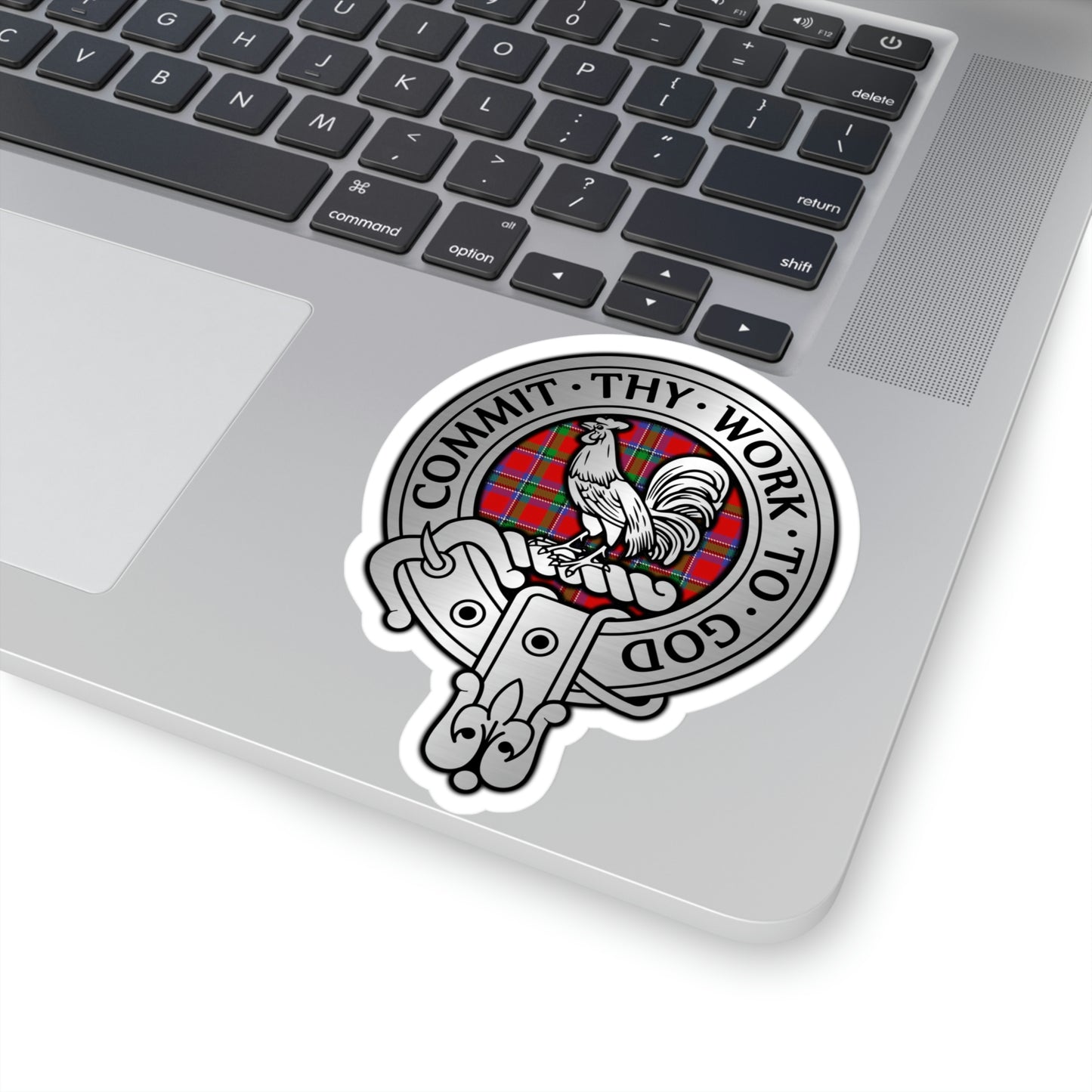 Clan Sinclair Crest & Tartan Kiss-Cut Stickers