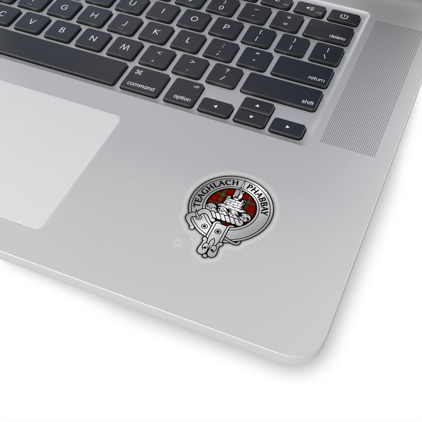 Clan Morrison Crest & Tartan Kiss-Cut Stickers