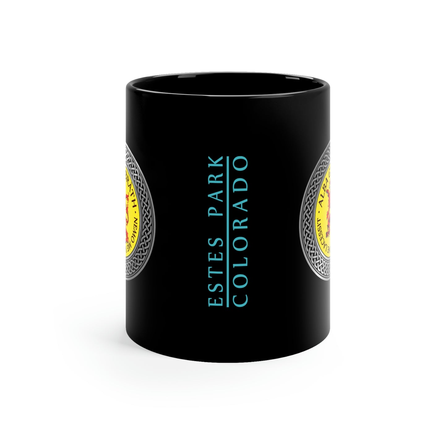 Demo - Estes Park / Alba Gu Brath Crest 11oz Black Mug