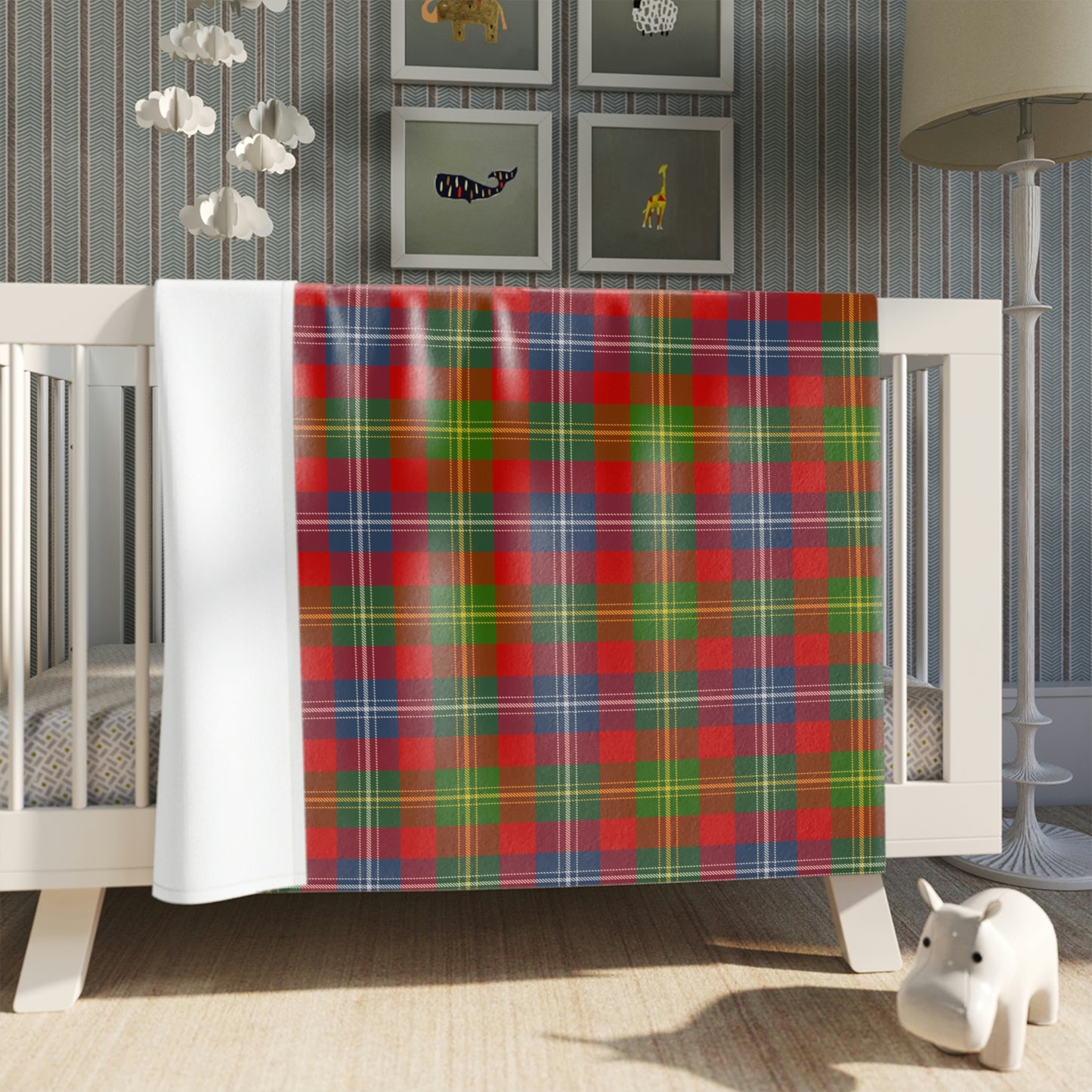 Clan Forrester Tartan Throw Blanket