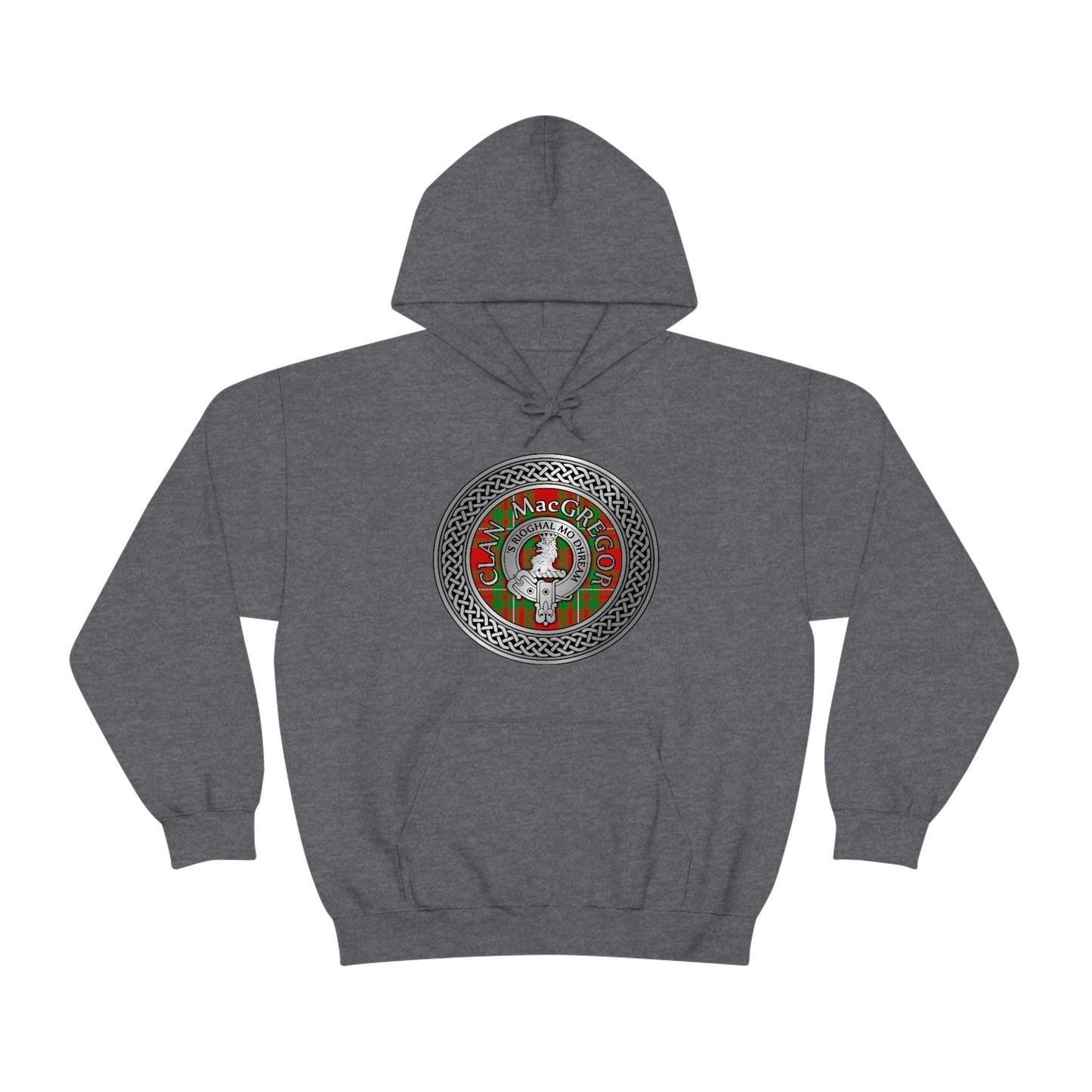 Clan MacGregor Crest & Tartan Unisex Heavy Blend™ Hooded Sweatshirt