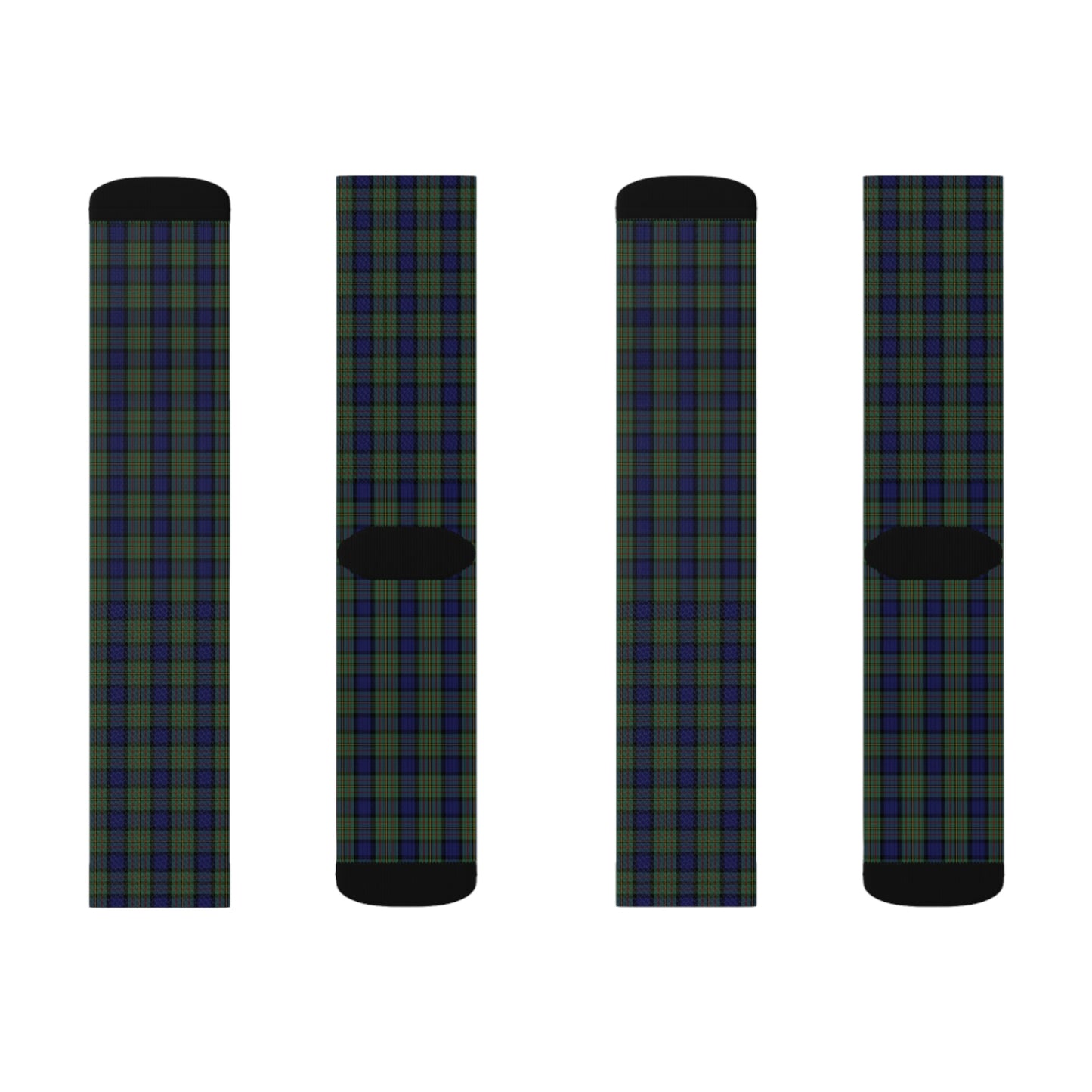 Clan MacLaren Tartan Socks (Darker)