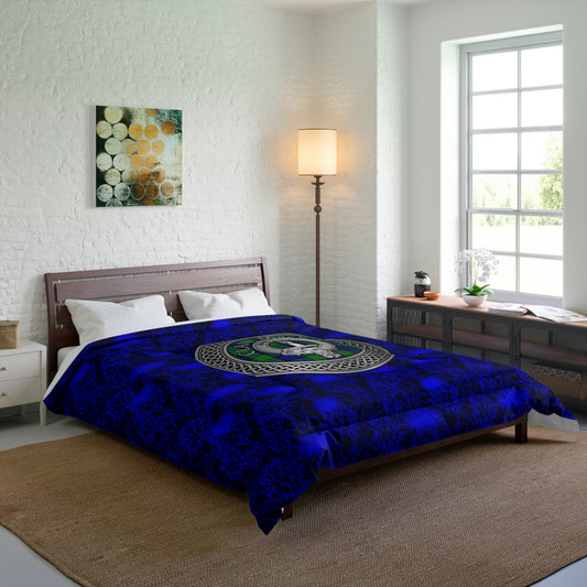 Clan MacKay Crest & Tartan Comforter